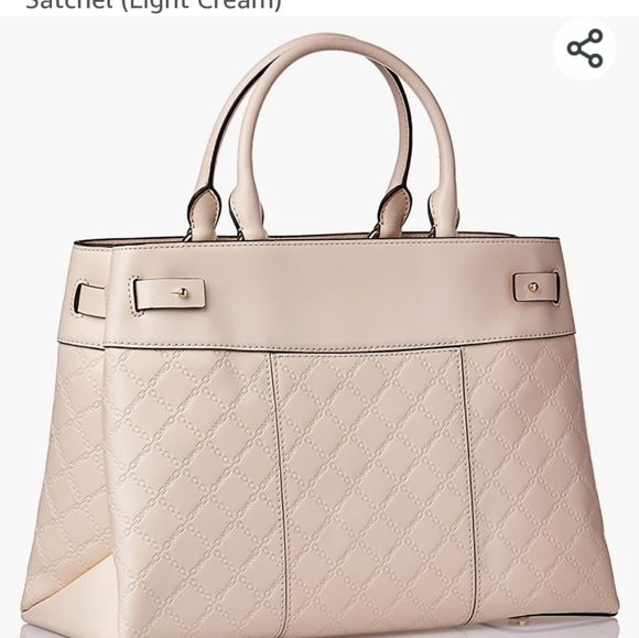 New Michael Kors LG Gramercy Satchel Lt Cream - Picture 2 of 9